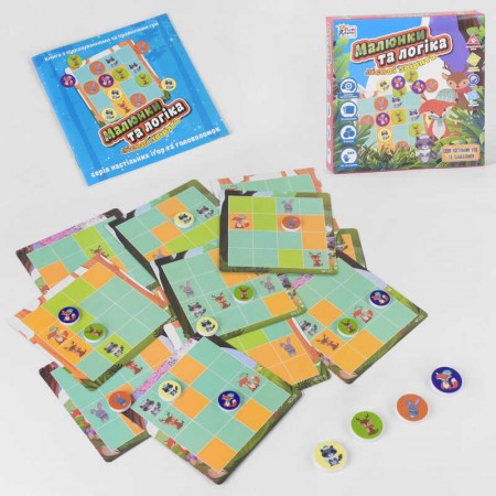 Настольная игра 4FUN Game Club Лесные зверята логика от 2 лет Настольная игра 4FUN Game Club Лесные зверята логика от 2 лет