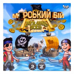 Настольная игра "Морской бой. Pirates Gold" укр.