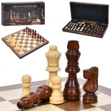 Дерев'яні шахи BabyToys 3339-121S магнітні