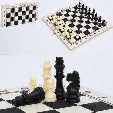 Шахи BabyToys JF619 дерев'яна дошка 29х29см