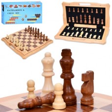 Шахи дерев'яні BabyToys TD202339 для дітей Шахи дерев'яні BabyToys TD202339 для дітей