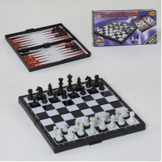 Магнитные шахматы BabyToys JH 618-25 складные 3в1