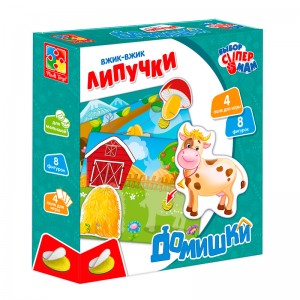 Вжик-вжик Липучки "Домишки" Vladi Toys VT1302-20