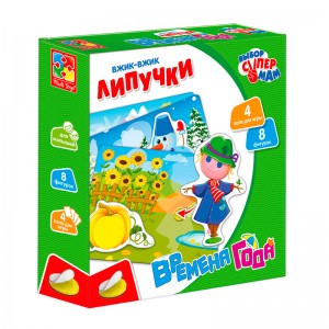 Вжик-вжик Липучки "Пори року" Vladi Toys VT1302-19