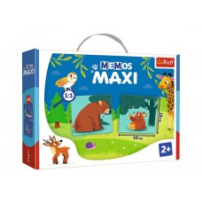 Настольная игра Мемос MAXI Родители и дети животных, Trefl 02268