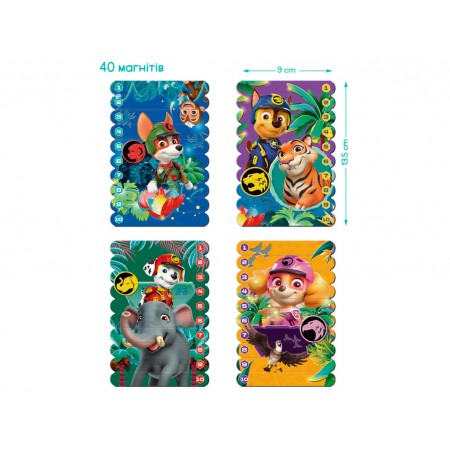 Магнитные палочки-пазлы для счета "Paw Patrol, Джунгли", DoDo 200654 Магнитные палочки-пазлы для счета "Paw Patrol, Джунгли", DoDo 200654