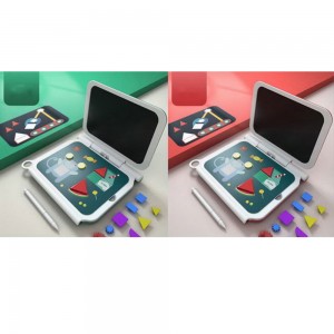 LCD планшет 636-49AB 27 см, 2в1 мозаика, карточки, шестеренки