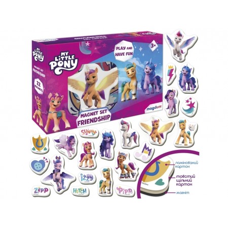 Набор магнитов My Little Pony Дружба Magdum МЕ 5031-21 Набор магнитов My Little Pony Дружба Magdum МЕ 5031-21