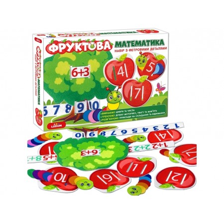 Игра развивающая Фруктовая математика Ludum ME5032-15