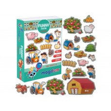 Магнитная игра Веселая ферма Magdum ML4031-10 EN