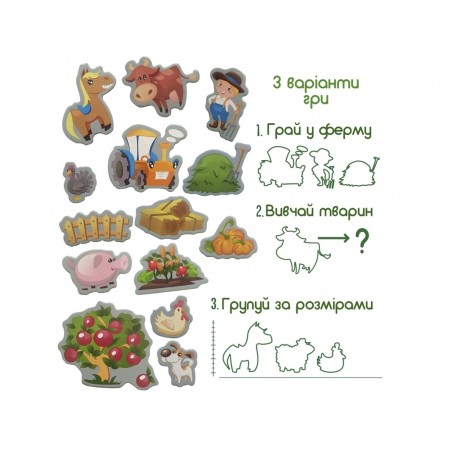 Магнитная игра Веселая ферма Magdum ML4031-10 EN Магнитная игра Веселая ферма Magdum ML4031-10 EN