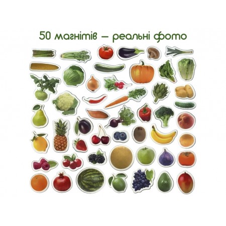 Набор магнитов Fruits and vegetables Magdum ML4031-15 EN Набор магнитов Fruits and vegetables Magdum ML4031-15 EN