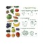 Набор магнитов Fruits and vegetables Magdum ML4031-15 EN Набор магнитов Fruits and vegetables Magdum ML4031-15 EN