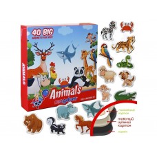 Магнитная игра Animals Magdum ML4031-16 EN