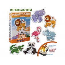 Магнитные пазлы Zoo Magdum ML4031-18 EN
