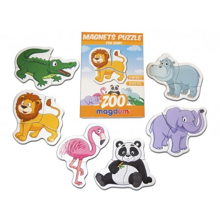 Магнитные пазлы Zoo Magdum ML4031-18 EN Магнитные пазлы Zoo Magdum ML4031-18 EN
