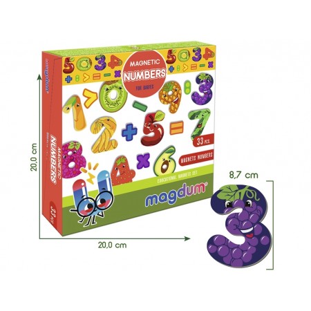 Магнітна гра Numbers Magdum ML4031-38 EN Магнітна гра Numbers Magdum ML4031-38 EN