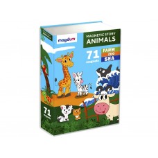 Магнитная игра Animals Magdum ML4032-01 EN