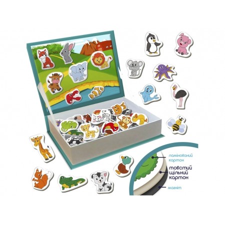 Магнітна гра Animals Magdum ML4032-01 EN Магнітна гра Animals Magdum ML4032-01 EN