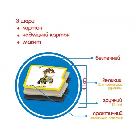 Набор магнитов Щенок патруль Цвета Magdum ML4034-21