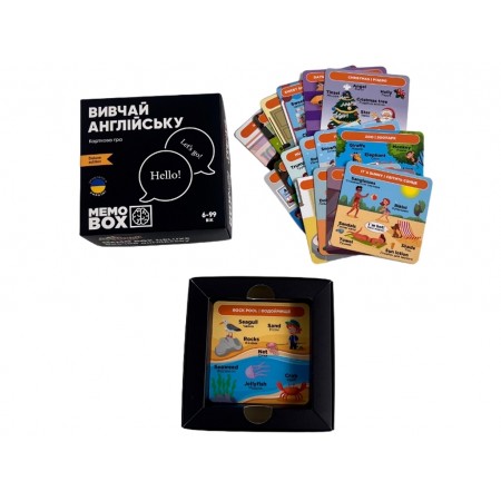Настольная игра MemoBox Delux Изучай английский JoyBand MBD104