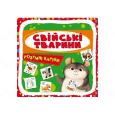 Умные карточки, Домашние животные, 30 карточек, Crystal Book 9789669875358