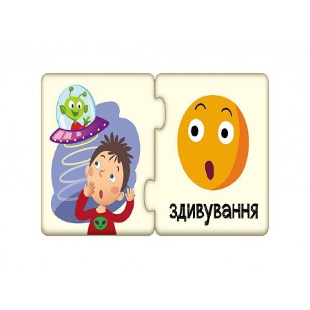 Развивающая игра Пазлы-половинки Эмоции Ранок КН1214006У 349789