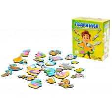 Деревянный магнитный пазл Животные Puz-22930