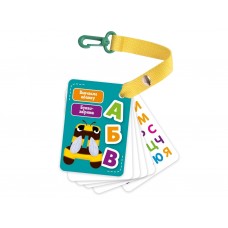 Игра настольная Карточки на ремне, Буквы-животные, Vladi Toys VT2000-20