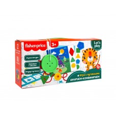Игра с пуговицами Fisher Price, Шнуруем-комбинируем, Vladi Toys VT2905-16
