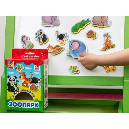 Мягкие магниты Зоопарк, Vladi Toys VT3106-10 Мягкие магниты Зоопарк, Vladi Toys VT3106-10