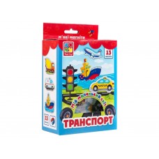 Мягкие магниты Транспорт, Vladi Toys VT3106-12