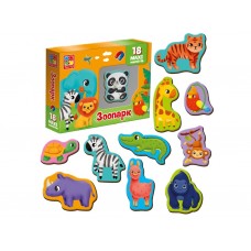 Набор магнитов Зоопарк, Vladi Toys VT3106-25