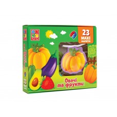 Набор магнитов Овощи и фрукты, Vladi Toys VT3106-28 Набор магнитов Овощи и фрукты, Vladi Toys VT3106-28