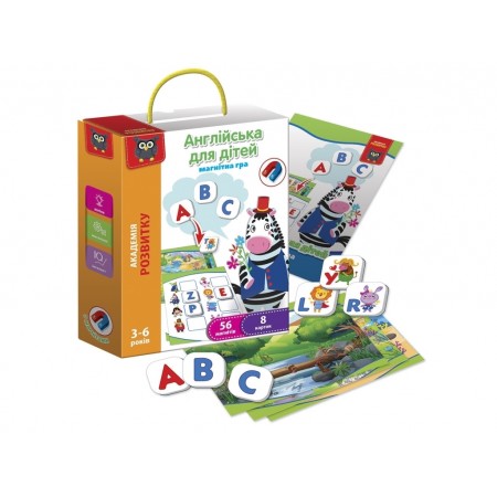 Магнитная игра Английский для детей, Vladi Toys VT5411-09