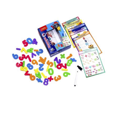 Магнитный набор Математика с маркером, Vladi Toys VT5411-16 Магнитный набор Математика с маркером, Vladi Toys VT5411-16