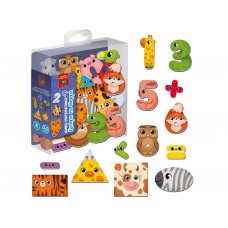Магнитная игра, Чудо-математика, Цифры и фигуры, Vladi Toys VT5411-19