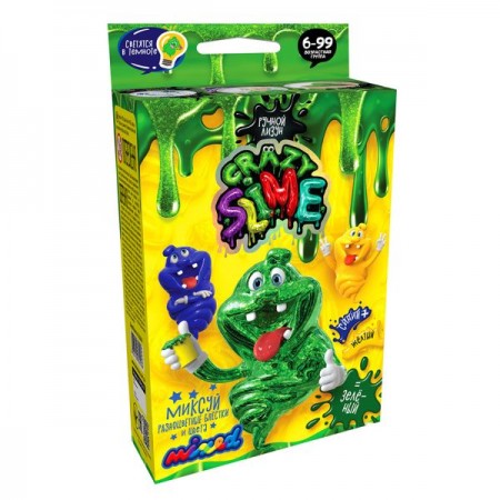 Безопасный образовательный набор для проведения опытов "Crazy Slime" мини укр ДАНКО ТОЙС
