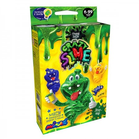 Безопасный образовательный набор для проведения опытов "Crazy Slime" мини укр ДАНКО ТОЙС