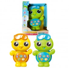 Черепашка розвивашка 26840 “WToys”, ОЗВУЧУВАННЯ УКРАЇНСЬКОЮ МОВОЮ, підсвічування, звуки, тварини, пісні, казки, віршики, факти, в коробці