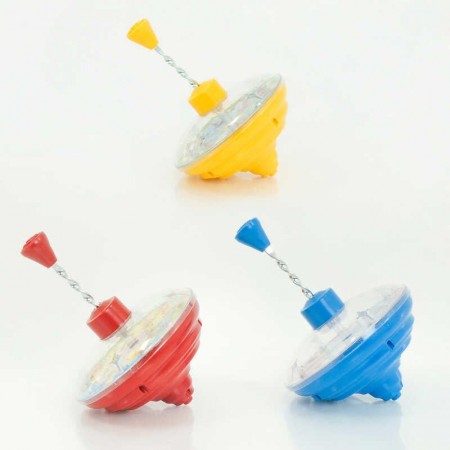 Юла BabyToys 878-3 А з підсвічуванням на батарейках, 4 кольори