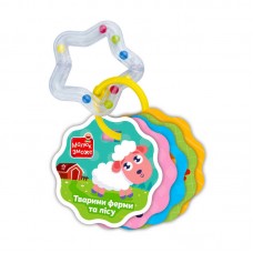 Развивающие картки Vladi Toys VT2000-30 Животные фермы с брязкальцем