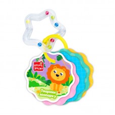Развивающие карточки на кольце Vladi Toys Животные с брязкальцем