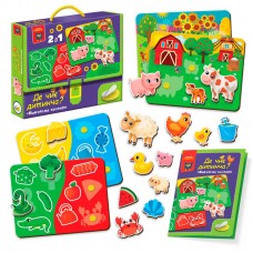 Игра с липучками Vladi Toys Где чье дитинча для детей от 1 года