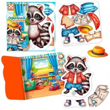 Игрушка с липучками Vladi Toys Енотик VT1320-02 с одеждой