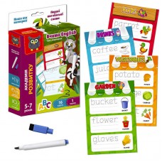 Игра с маркером Vladi Toys Пиши и вытирай английские слова