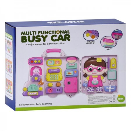 Бизиборд BabyToys 859 с музыкой и светом для малышей Бизиборд BabyToys 859 с музыкой и светом для малышей