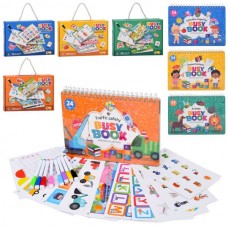 Обучающая бизикнига BabyToys 88995-7-9-89000 с липучками