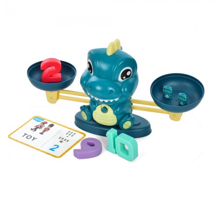 Навчальна гра BabyToys DW558-07-08 балансир з тваринами та цифрами Навчальна гра BabyToys DW558-07-08 балансир з тваринами та цифрами