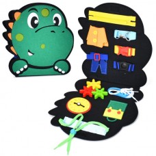 Бизикнига динозавр BabyToys FG240503074Q с застежками